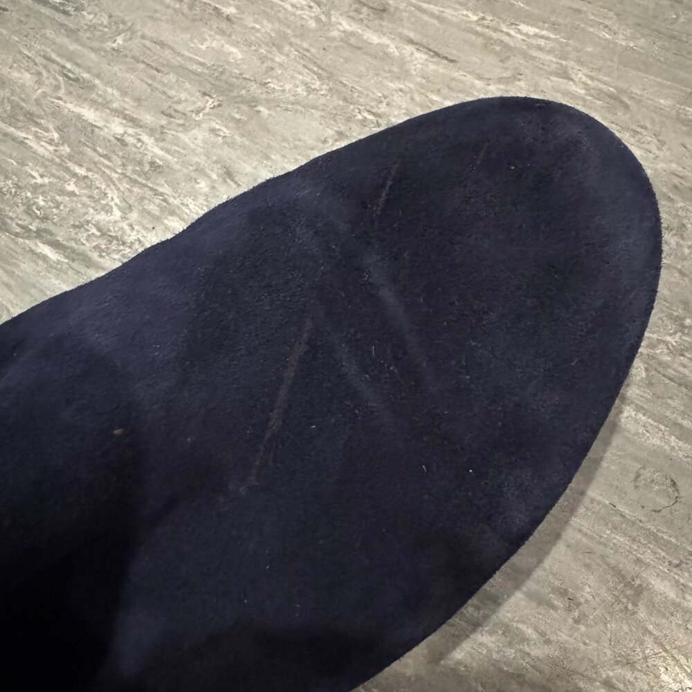 Stuart Weitzman 50 / 50 boots navy blue 5.5 - Picture 8 of 8
